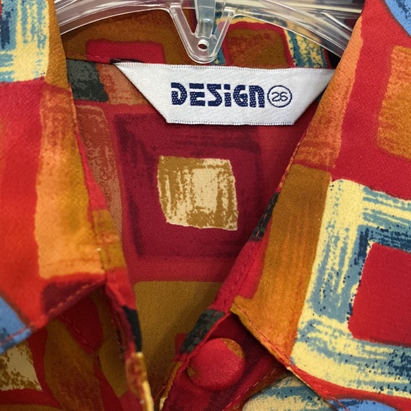 Beautiful vibrant blouse long sleeve - Picture 3 of 7